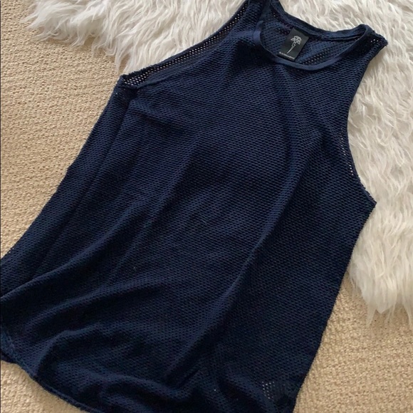 Electric & Rose Canal Mesh Tank in Indigo S - Picture 4 of 5